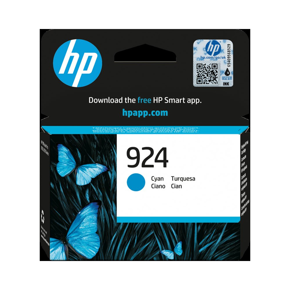 HP 924 ciano Cartuccia d'inchiostro (4K0U3NE)