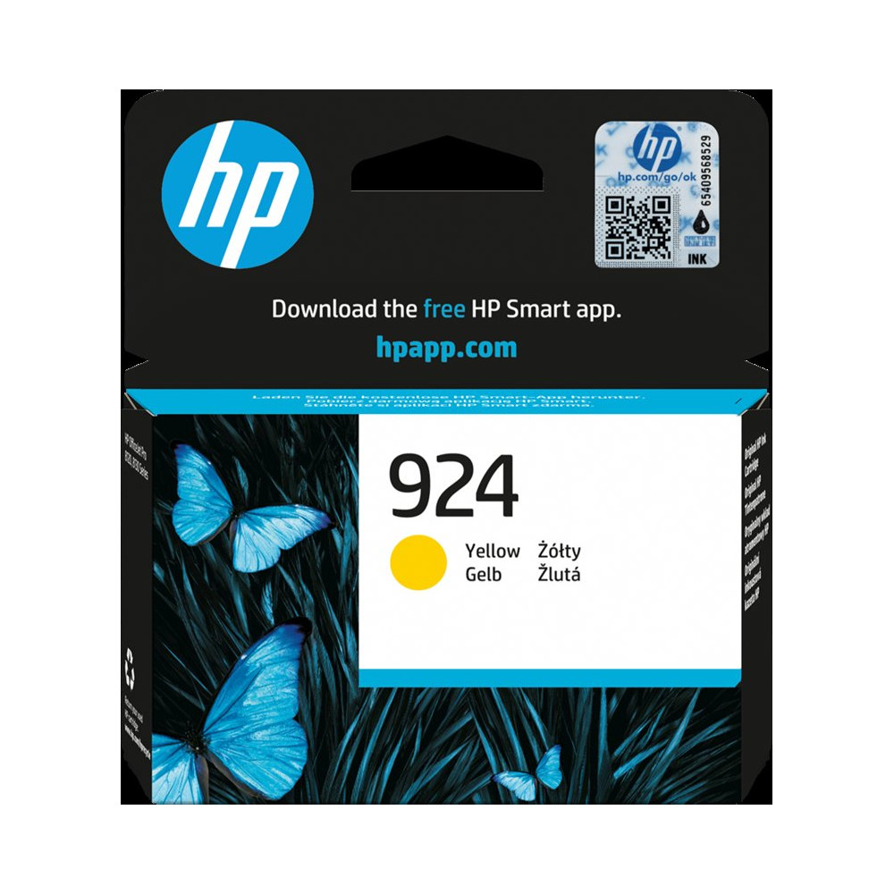 HP 924 giallo Cartuccia d'inchiostro (4K0U5NE)