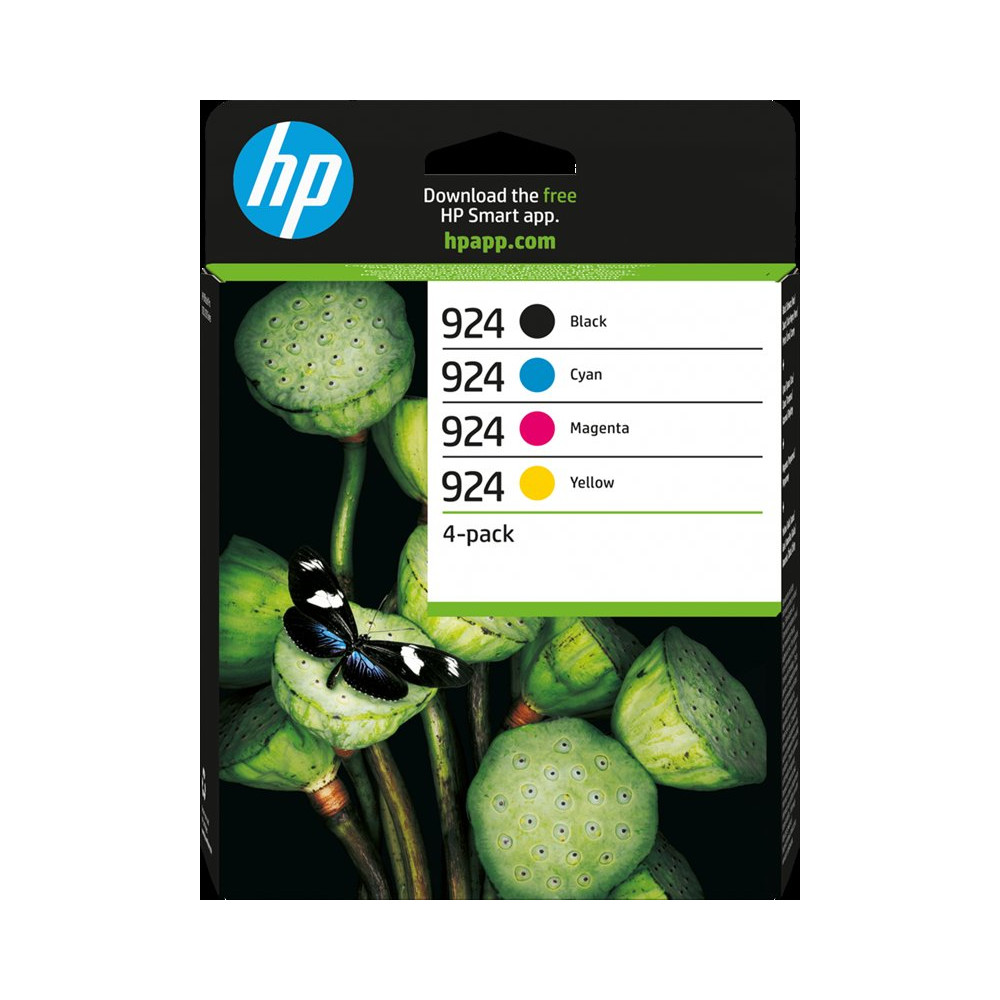 HP 924 Multipack nero / ciano / magenta / giallo (6C3Z1NE)