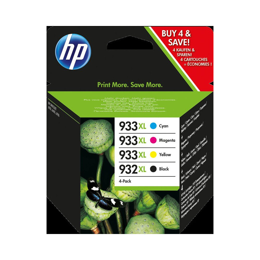 HP 932XL+933XL Multipack nero / ciano / magenta / giallo (C2P42AE MCVP 01)