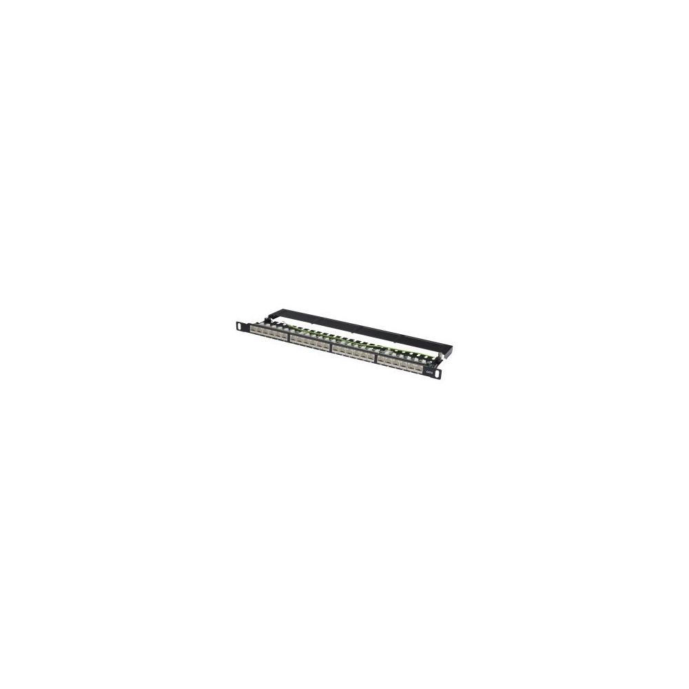 DIGITUS CAT 6 High Density Patch Panel geschirmt schwarz