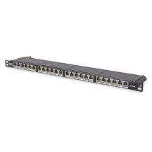 DIGITUS CAT 6 High Density Patch Panel geschirmt schwarz