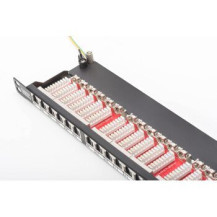 DIGITUS CAT 6 High Density Patch Panel geschirmt schwarz
