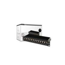DIGITUS Patch Panel CAT 6 Classe E, schermato, nero