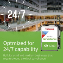 Toshiba S300 Surveillance Hard Disk Interno 6TB 3.5″