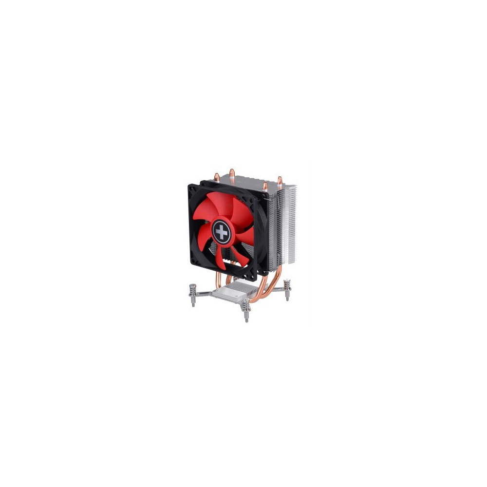 Xilence I402 Processor Cooler 9,2 cm Nero, Rosso, Argento