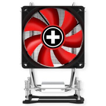 Xilence I402 Processor Cooler 9,2 cm Nero, Rosso, Argento