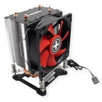 Xilence I402 Processor Cooler 9,2 cm Nero, Rosso, Argento