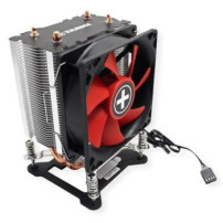 Xilence I402 Processor Cooler 9,2 cm Nero, Rosso, Argento