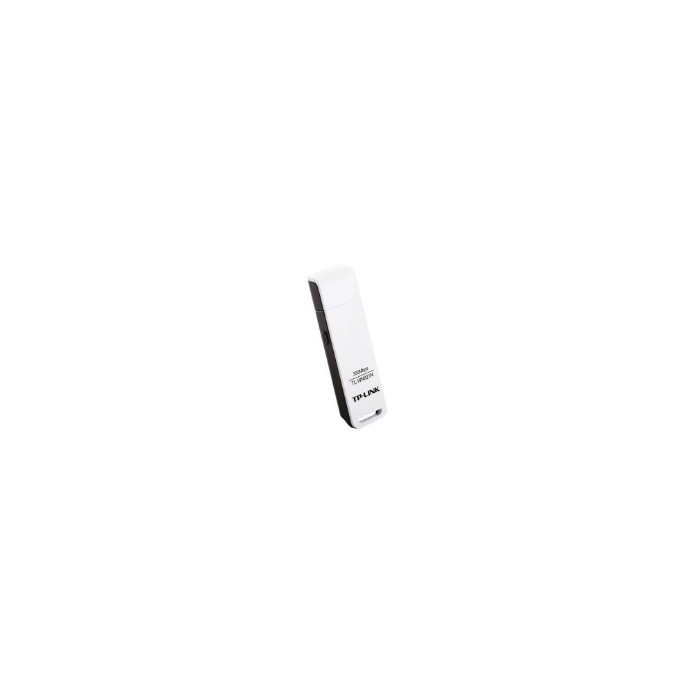 TP-LINK Adattatore USB Wireless N - Senza fili - USB - WLAN - Wi-Fi 4 (802.11n) - 300 Mbit/s - Nero - Bianco