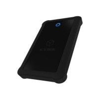 ICY BOX IB-233U3-B - Enclosure HDD/SSD - 2.5″ - SATA - Serial ATA III - Hot-swap - Collegamento del dispositivo USB - Nero