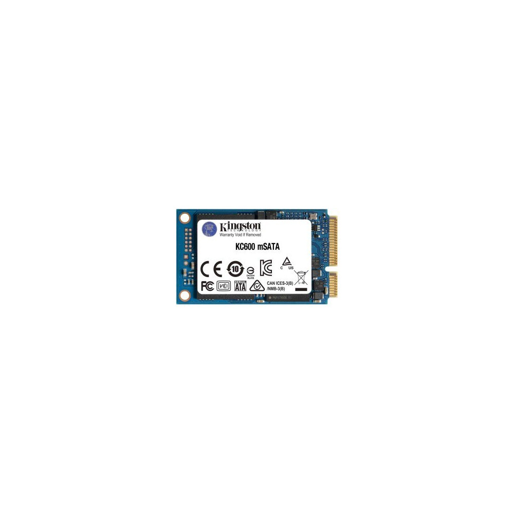 Kingston KC600 - 1024 GB - mSATA - 550 MB/s - 6 Gbit/s