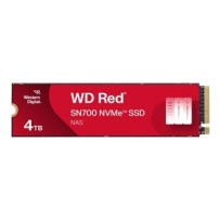 WD SSD Red SN700 4TB NVMe M.2 PCIE Gen3 - Disco a stato solido - NVMe