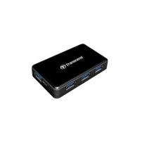 Transcend HUB3 - USB 3.2 Gen 1 (3.1 Gen 1) Type-A - Nero - CE/FCC/BSMI/KC/RCM/EAC - 5 - 12 V - Windows 10,Windows 7,Windows 8 -