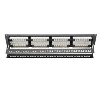 DIGITUS CAT 6 - Cl. E - RJ-45 - Nero - Acciaio galvanizzato - SECC - Acciaio - Montaggio a rack