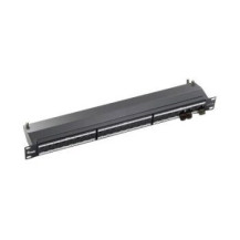 Equip 326624 - RJ-45 - Oro - Cat6a - Nero - Montaggio a rack - 1U