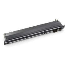 Equip 326624 - RJ-45 - Oro - Cat6a - Nero - Montaggio a rack - 1U