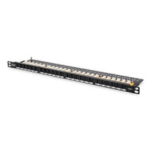 DIGITUS Class E - RJ-45 - Nero - Metallo - Montaggio a rack - 0.5U - 8P8C