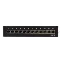 LogiLink Patch Panel Cat6 - Nero