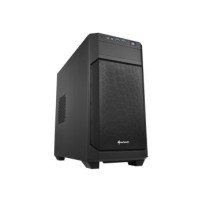 Sharkoon V1000 - Mini-Tower - PC - Metallo - Nero - Micro ATX,Mini-ITX - 15,5 cm