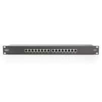 DIGITUS DN-91616S-B - IEEE 802.3af,IEEE 802.3at - RJ-45 - Oro - 26/22 - 30 N - Nero