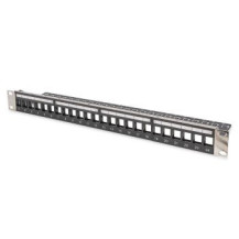 DIGITUS DN-91411-LF - Cat5e,Cat6,Cat6a - Nero - Argento - Acrilonitrile butadiene stirene (ABS) - Acciaio - Montaggio a rack - 1