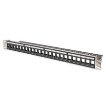 DIGITUS DN-91411-LF - Cat5e,Cat6,Cat6a - Nero - Argento - Acrilonitrile butadiene stirene (ABS) - Acciaio - Montaggio a rack - 1