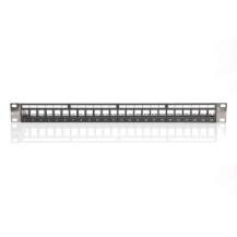DIGITUS DN-91411-LF - Cat5e,Cat6,Cat6a - Nero - Argento - Acrilonitrile butadiene stirene (ABS) - Acciaio - Montaggio a rack - 1