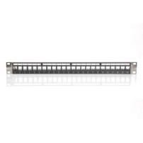 DIGITUS DN-91411-LF - Cat5e,Cat6,Cat6a - Nero - Argento - Acrilonitrile butadiene stirene (ABS) - Acciaio - Montaggio a rack - 1