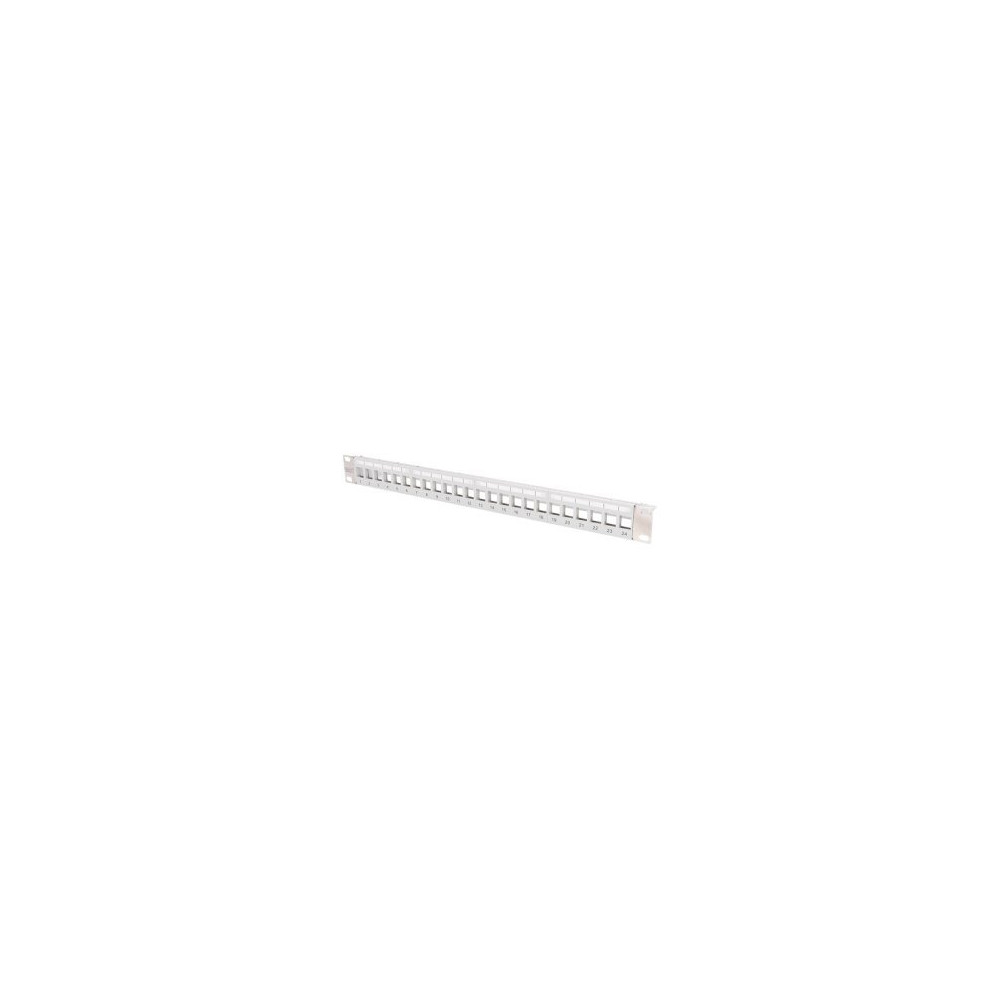 DIGITUS DN-91410-LF - Cat5e,Cat6,Cat6a - Grigio - SPCC - Montaggio a rack - 1U - -20 - 70 °C