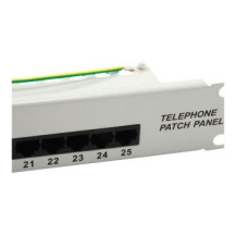 Digital Data Communications Patchpanel 25x RJ45 Cat3 19″ 1HE ISDN hellgrau - 25-port - ISDN
