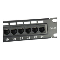 Equip 235325 - Cat5e - Nero - Montaggio a rack - 1U - CE - 482,6 mm
