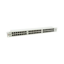Digital Data Communications Patchpanel 48x RJ45 Cat6 19″ 1HE grau - 48-port - Rj-45