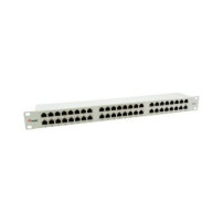 Digital Data Communications Patchpanel 48x RJ45 Cat6 19″ 1HE grau - 48-port - Rj-45
