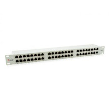 Digital Data Communications Patchpanel 48x RJ45 Cat6 19″ 1HE grau - 48-port - Rj-45