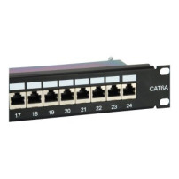 Equip 326625 - RJ-45 - Cat6a - Nero - 1U - CE - 482,6 mm