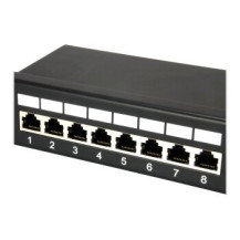 Equip 327425 - RJ-45 - Cat5e - Nero - Montaggio a rack - 1U - CE