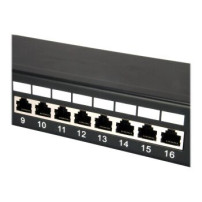 Equip 327425 - RJ-45 - Cat5e - Nero - Montaggio a rack - 1U - CE