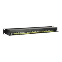 Equip 327425 - RJ-45 - Cat5e - Nero - Montaggio a rack - 1U - CE