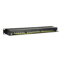 Equip 327425 - RJ-45 - Cat5e - Nero - Montaggio a rack - 1U - CE