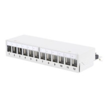 DIGITUS DN-93706 - RJ-45 - Grigio - Montaggio a rack - 1U - Scatola