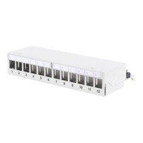 DIGITUS DN-93706 - RJ-45 - Grigio - Montaggio a rack - 1U - Scatola