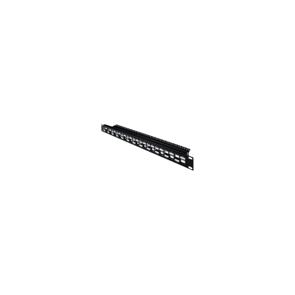 DIGITUS DN-91412 - 10 Gigabit Ethernet - 10000 Mbit/s - Cat6a - Nero - Acciaio galvanizzato - Montaggio a rack