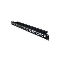 DIGITUS DN-91412 - 10 Gigabit Ethernet - 10000 Mbit/s - Cat6a - Nero - Acciaio galvanizzato - Montaggio a rack