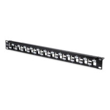 DIGITUS DN-91412 - 10 Gigabit Ethernet - 10000 Mbit/s - Cat6a - Nero - Acciaio galvanizzato - Montaggio a rack