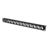DIGITUS DN-91412 - 10 Gigabit Ethernet - 10000 Mbit/s - Cat6a - Nero - Acciaio galvanizzato - Montaggio a rack