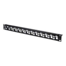 DIGITUS DN-91412 - 10 Gigabit Ethernet - 10000 Mbit/s - Cat6a - Nero - Acciaio galvanizzato - Montaggio a rack