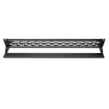 DIGITUS DN-91412 - 10 Gigabit Ethernet - 10000 Mbit/s - Cat6a - Nero - Acciaio galvanizzato - Montaggio a rack