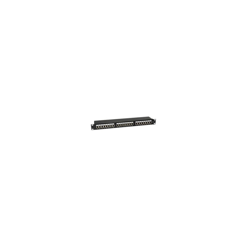Digital Data Communications Patchpanel 24x RJ45 Cat6 19″ 1HE grau - 24-port - Rj-45