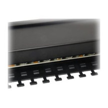 Digital Data Communications Patchpanel 24x RJ45 Cat6 19″ 1HE grau - 24-port - Rj-45